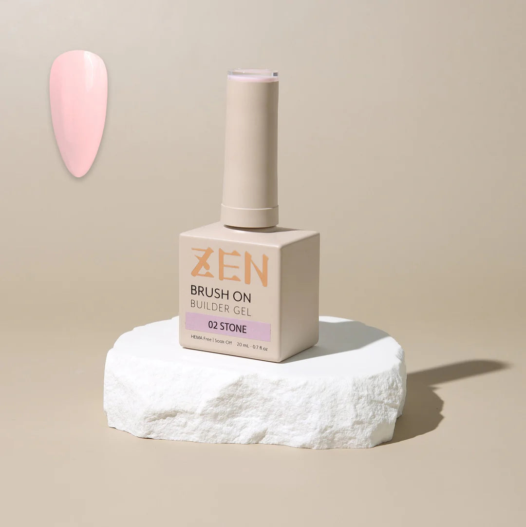 KAZEN BRUSH ON BUILDER GEL NO.02 Stone Oz Nails & Beauty Supply