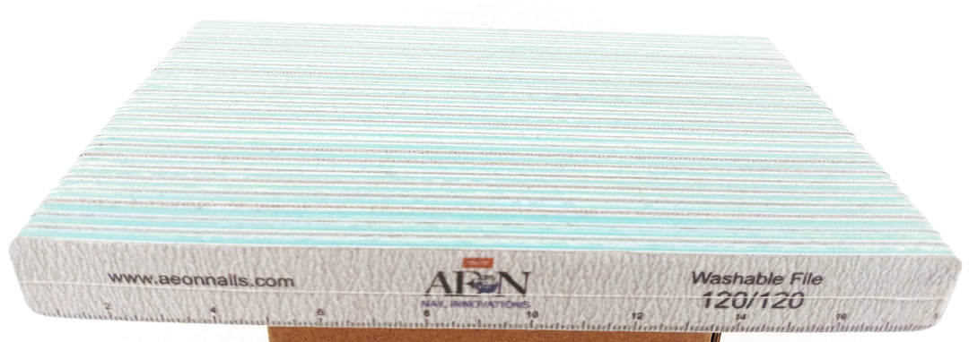 AEON Nail Files 120/120 White - 25 pcs