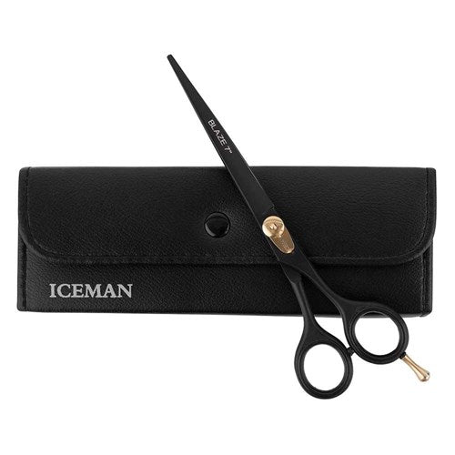 Hairdressing Scissors- ICEMAN Blaze- 7" black (171819)