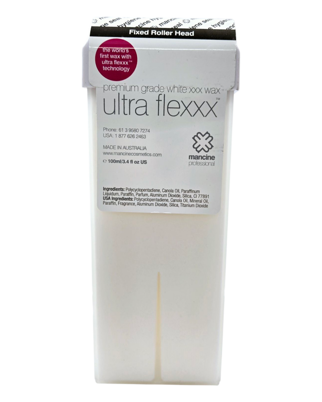 Mancine Ultra Flexxx White fixed Roller Head - 100ml