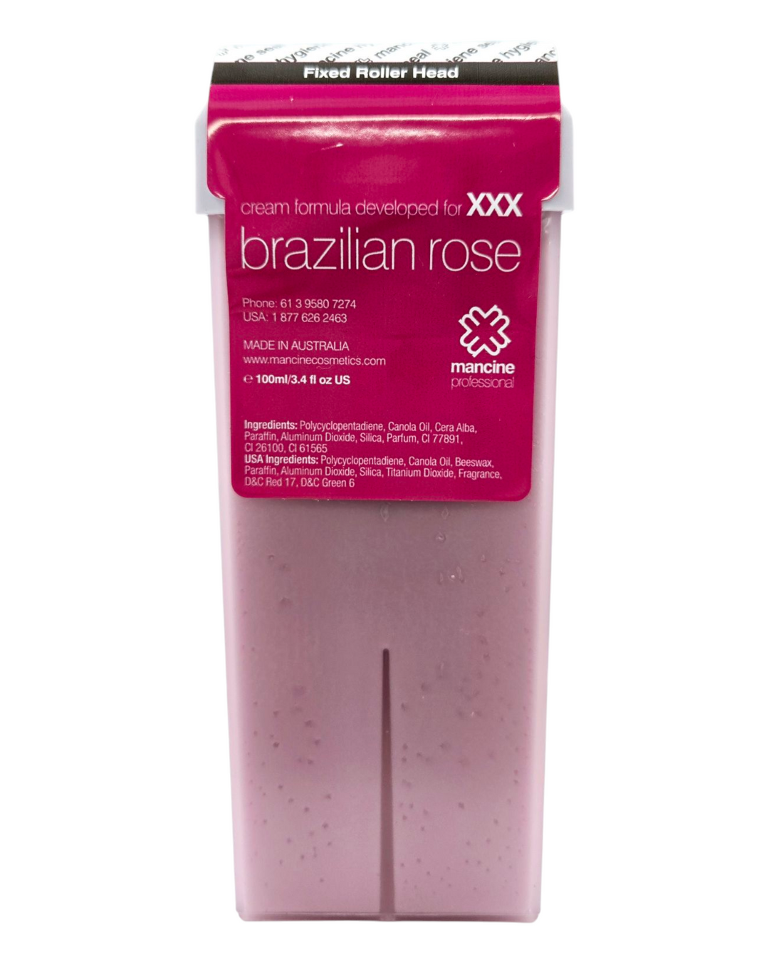 Mancine Brazilian Rose Fixed Roller Head - 100ml