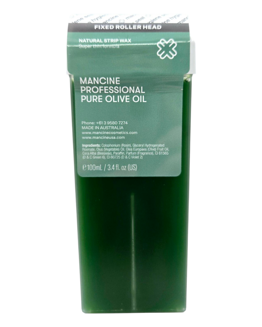 Mancine Pure Olive Oil Fixed Roller Head - 100ml