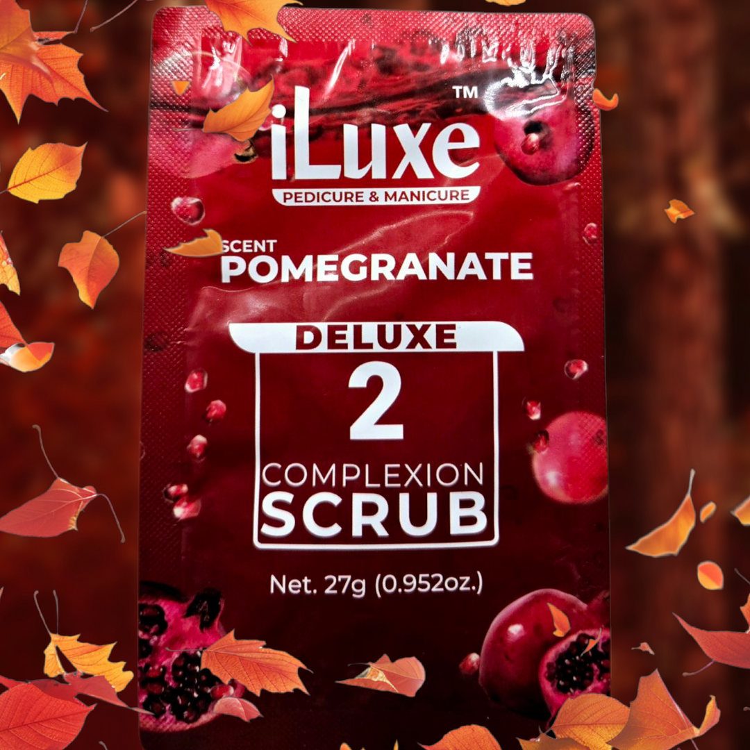 Iluxe Pedicure Deluxe 2 Scrub - POMEGRANATE