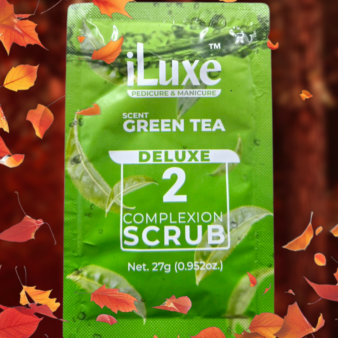Iluxe Pedicure Deluxe 2 Scrub - GREEN TEA