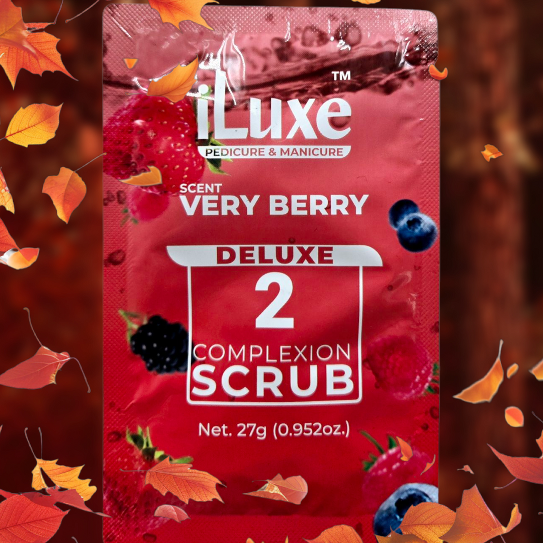 Iluxe Pedicure Deluxe 2 Scrub - VERY BERY