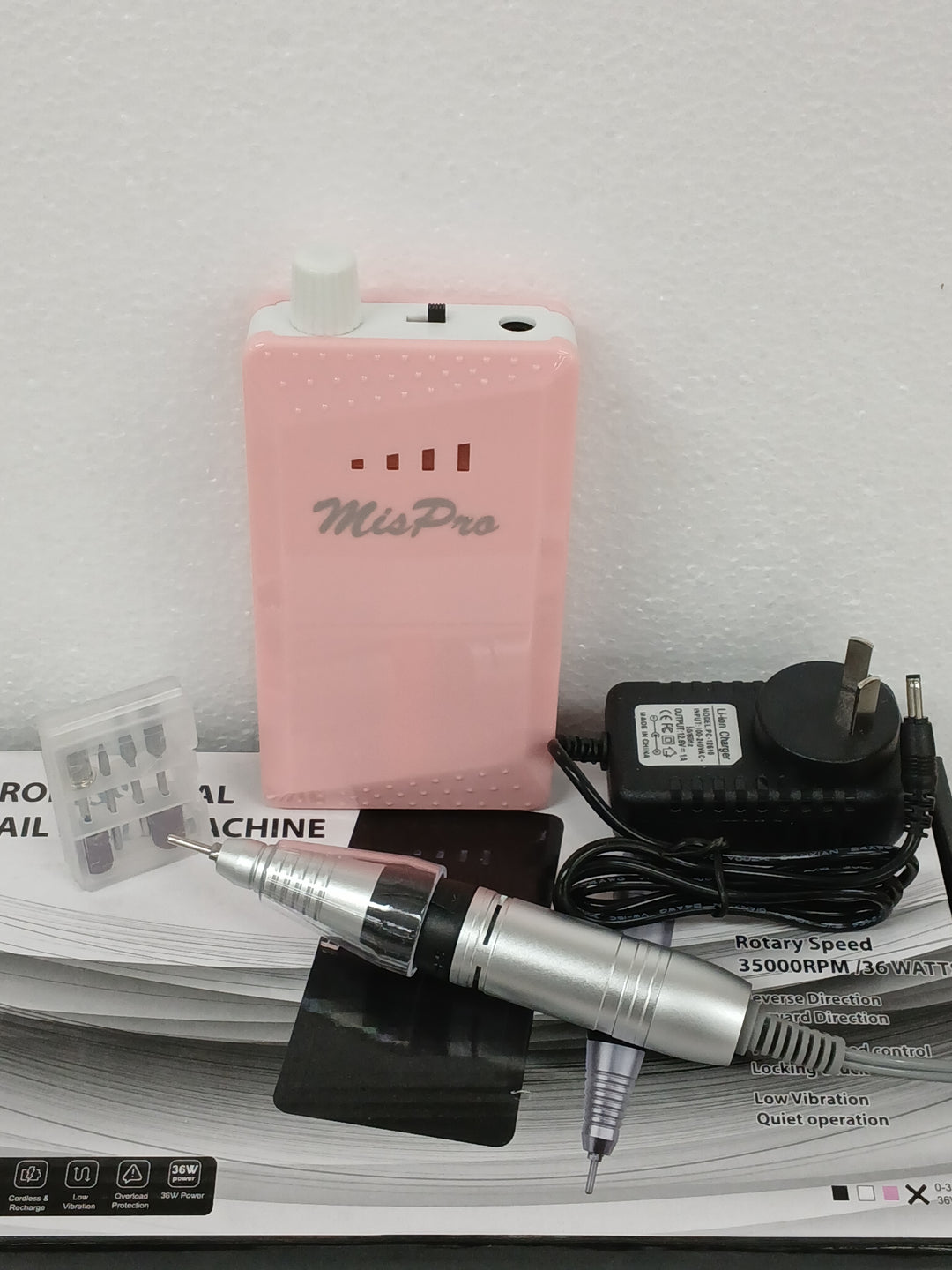 Miss Pro Portable Nail Drill Machine - Pink