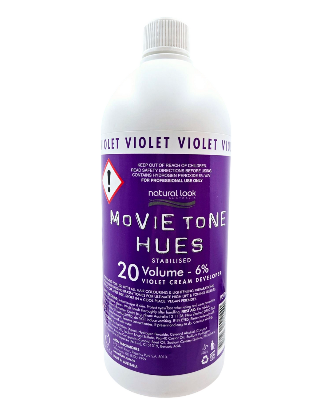 20Vol 6% Natural Look Violet Creme Developer - 950mL