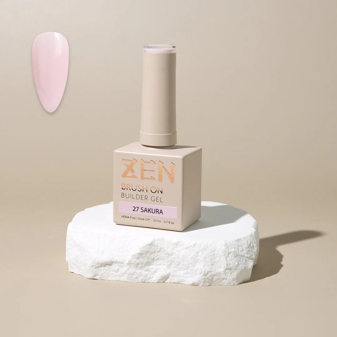 KAZEN | BRUSH ON BUILDER GEL NO.27 Sakura – Oz Nails & Beauty Supply
