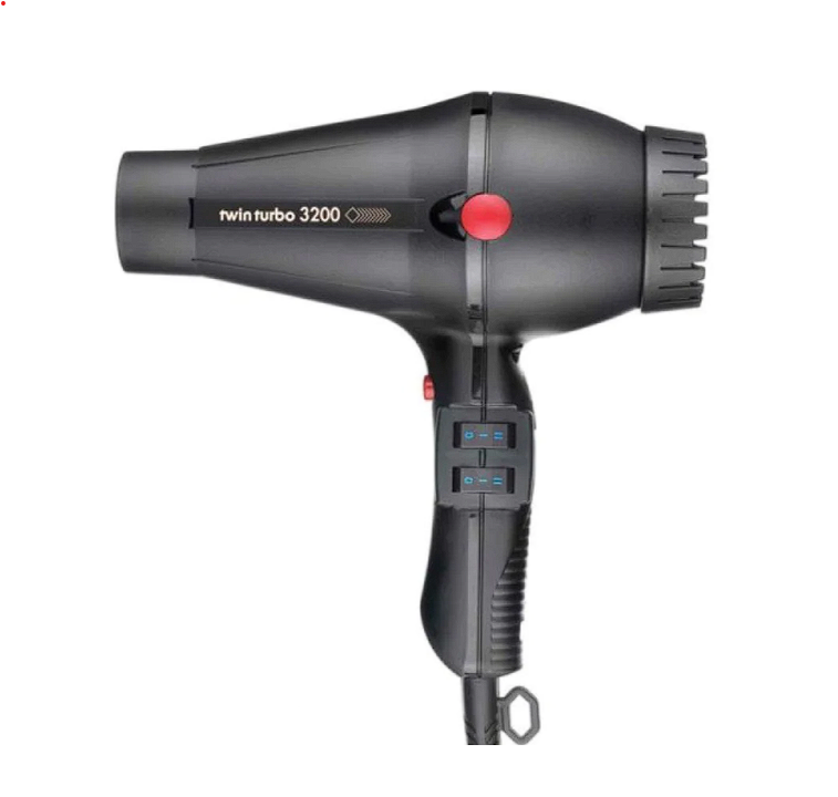 Twin Turbo 3200 Ionic Hairdryer - Black