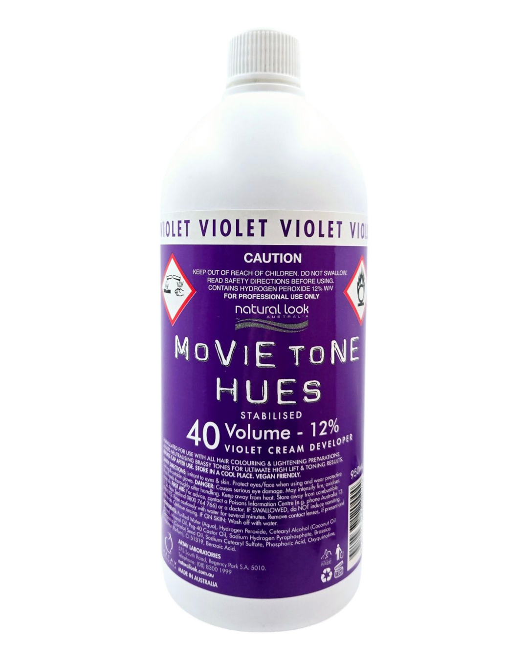 40Vol 12% Natural Look Violet Creme Developer - 950mL