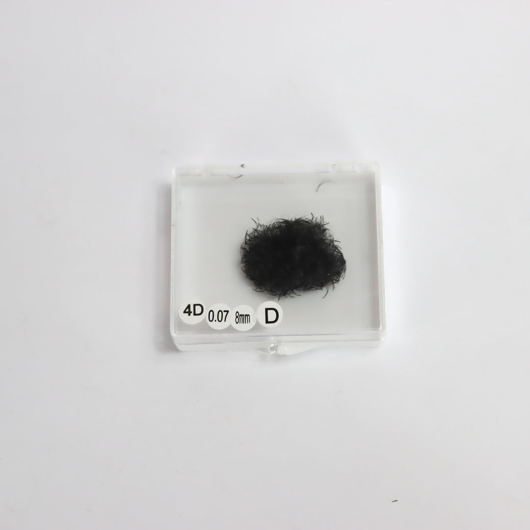 Pre-made Fans 4D 8mm 0.07 D-curl (500 fans)