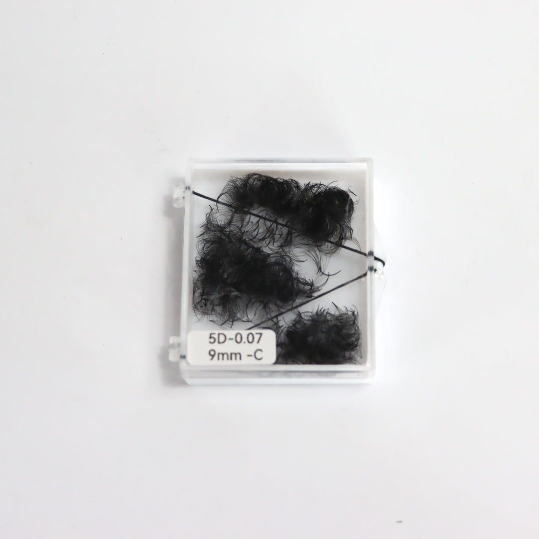 Pre-made Fans 5D 9mm 0.07 C-curl (500 fans)