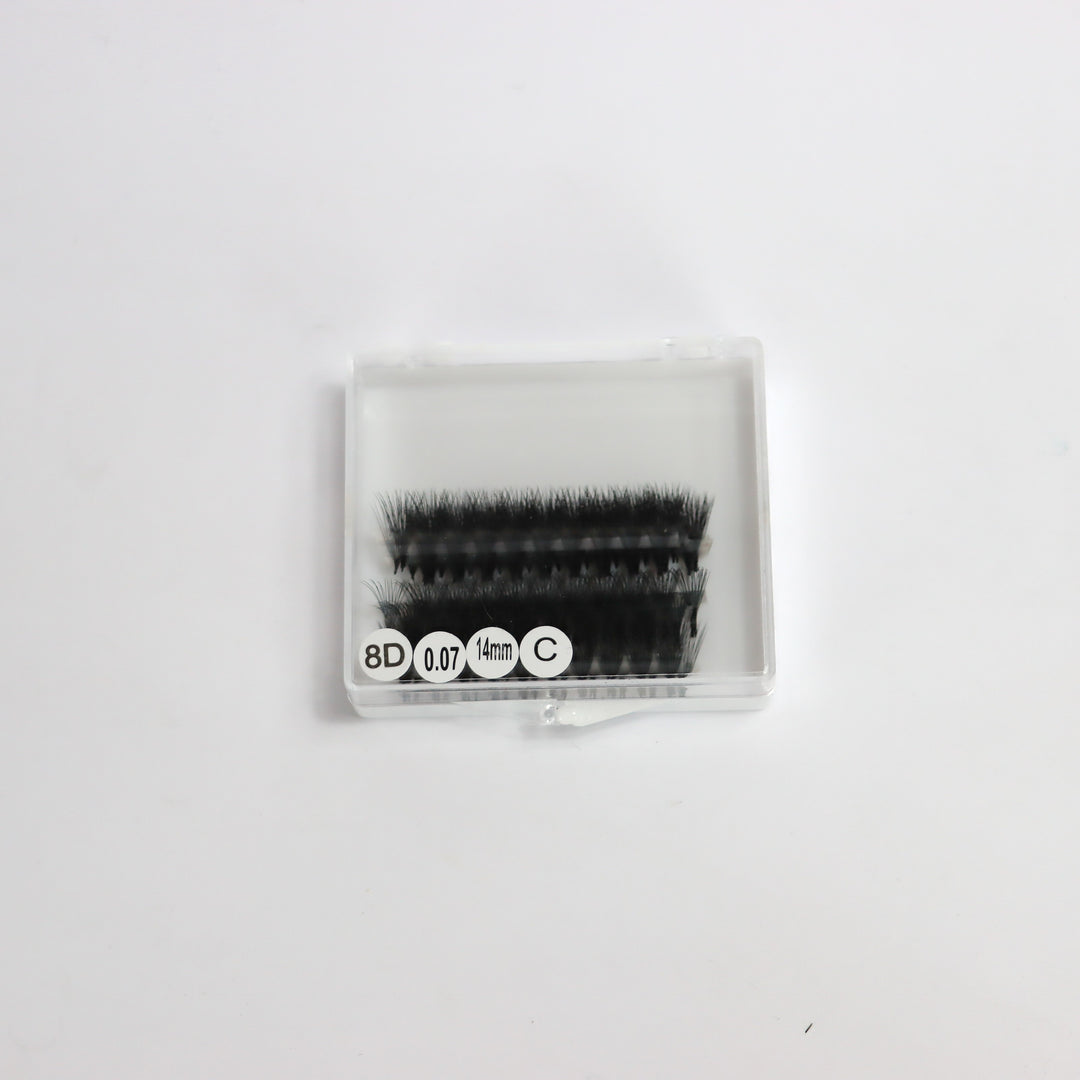 Pre-made Fans 8D 13mm 0.07 C-curl (500 fans)