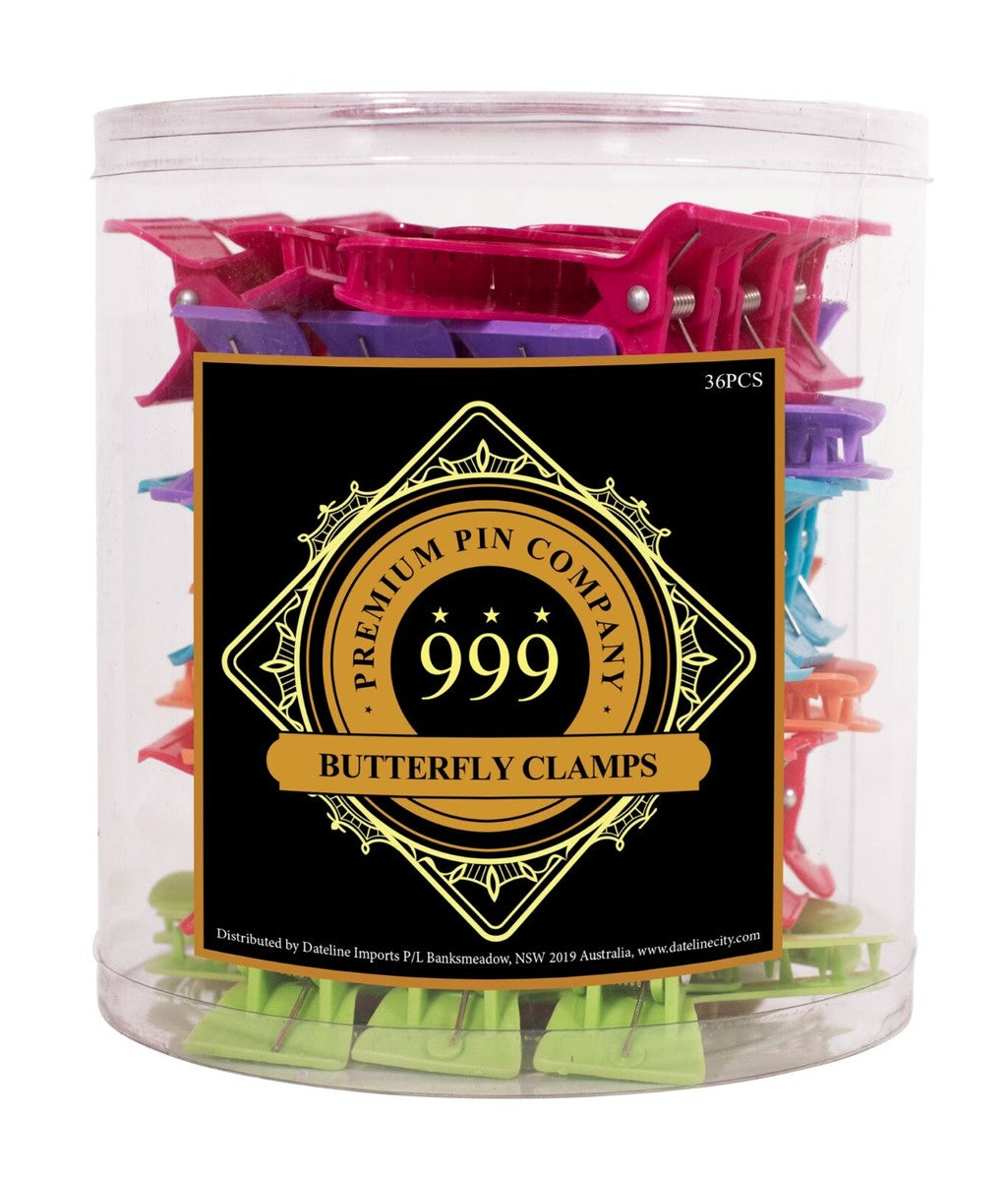 999 - BUTTERFLY CLAMPS - 36pcs