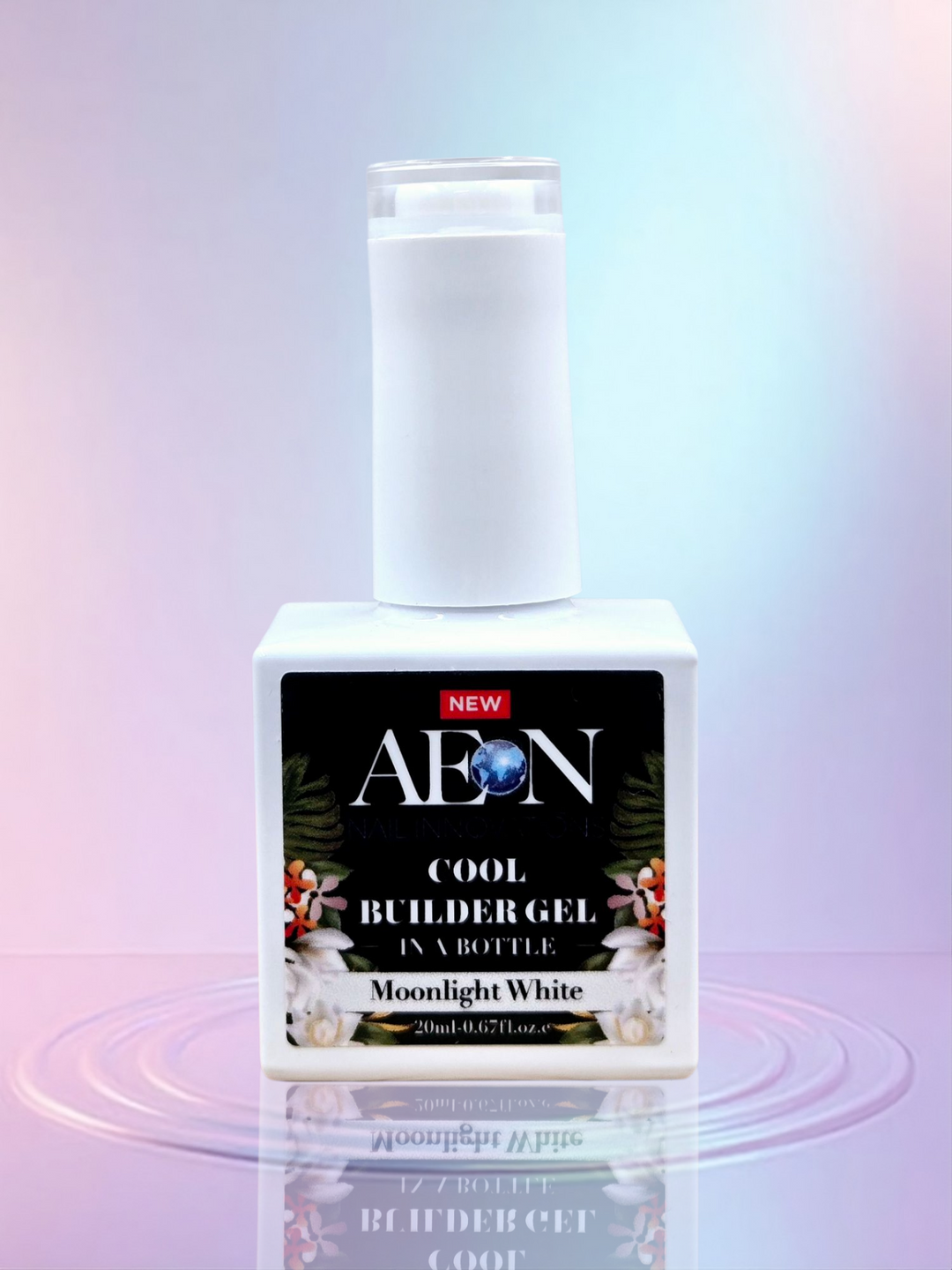 AEON BIAB Cool Builder Gel 20ml - Moonlight White