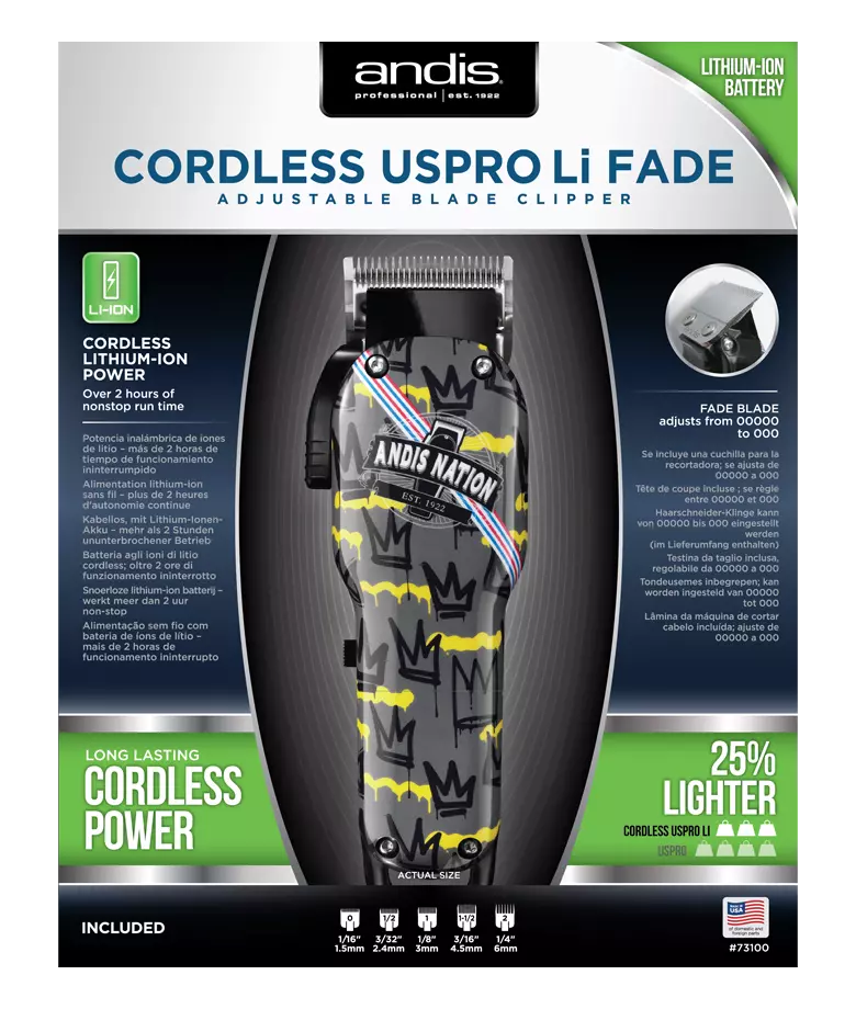 ANDIS CORDLESS USPRO LI FADE - Clipper