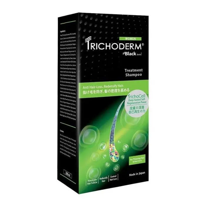 Trichoderm Black Series Women - Treatment Shampoo for Thinning & Hair Loss 200ml
