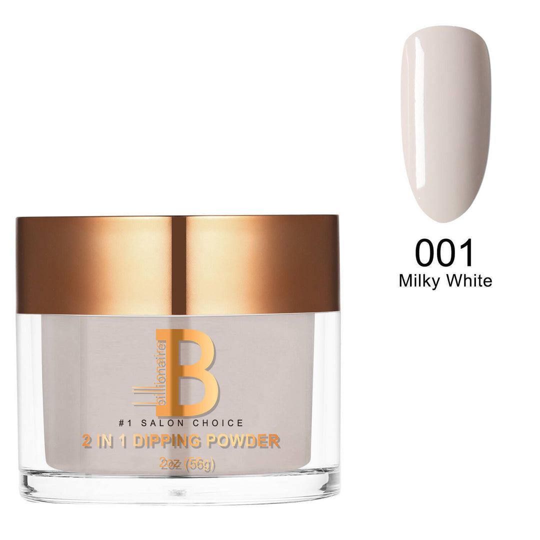 Billionaire Dip/Acrylic Powder - 001 Milky White 56g (2oz)