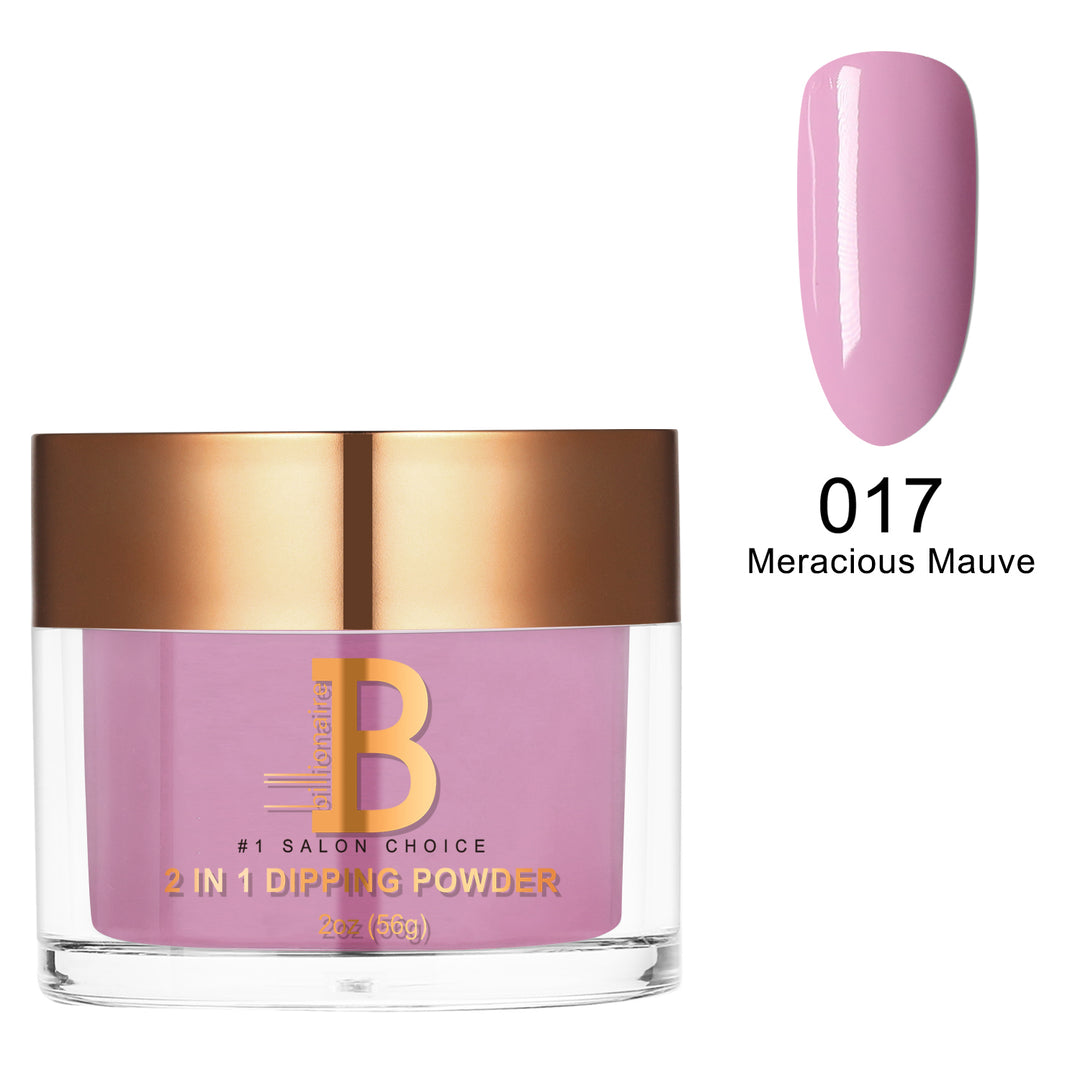Billionaire Dip/Acrylic Powder - 017 Meracious Mauve  (2oz)