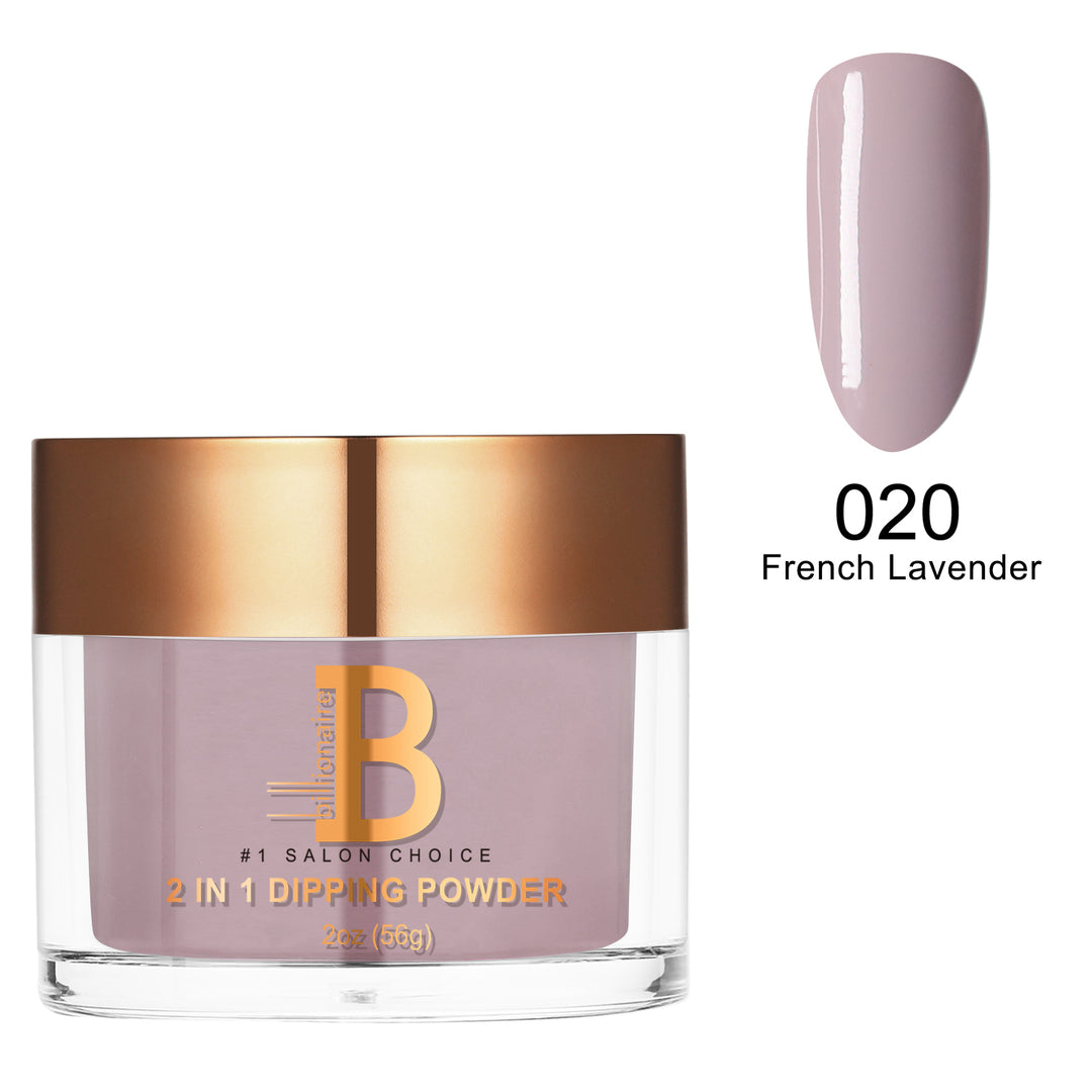 Billionaire Dip/Acrylic Powder - 020 French Lavender (2oz)