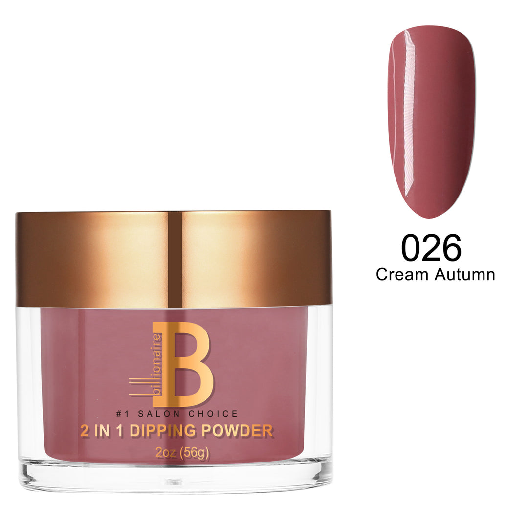Billionaire Dip/Acrylic Powder - 026 Cream Autumn(2oz)