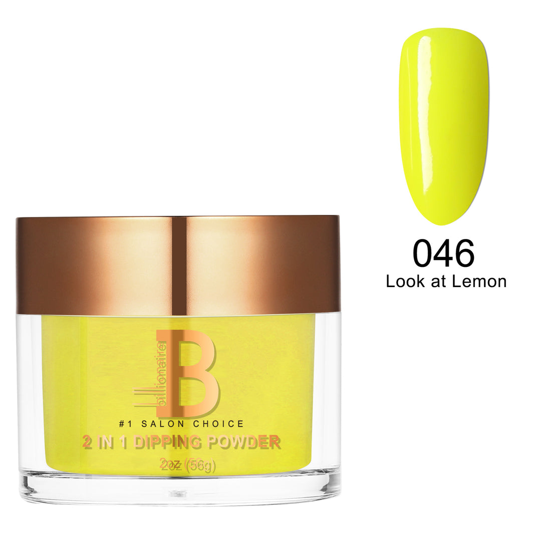 Billionaire Dip/Acrylic Powder - 046 Look At Lemon (2oz)