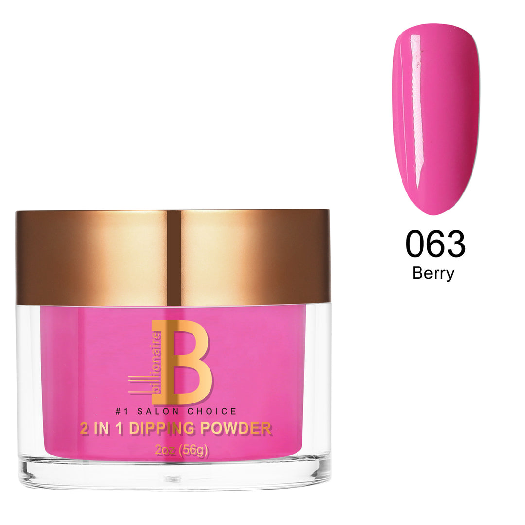 Billionaire Dip/Acrylic Powder - 063 Berry (2oz)