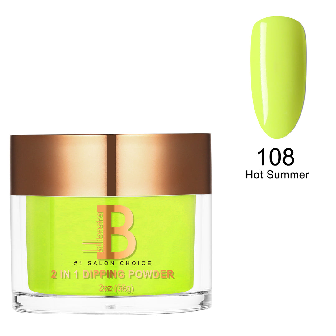 Billionaire Dip/Acrylic Powder - 108 Hot Summer (2oz)