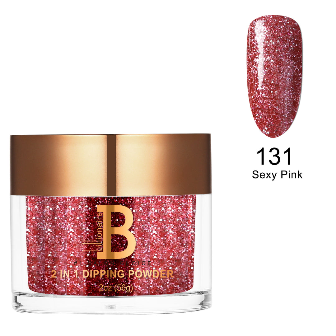 Billionaire Dip/Acrylic Powder - 131 Sexy Pink (2oz)
