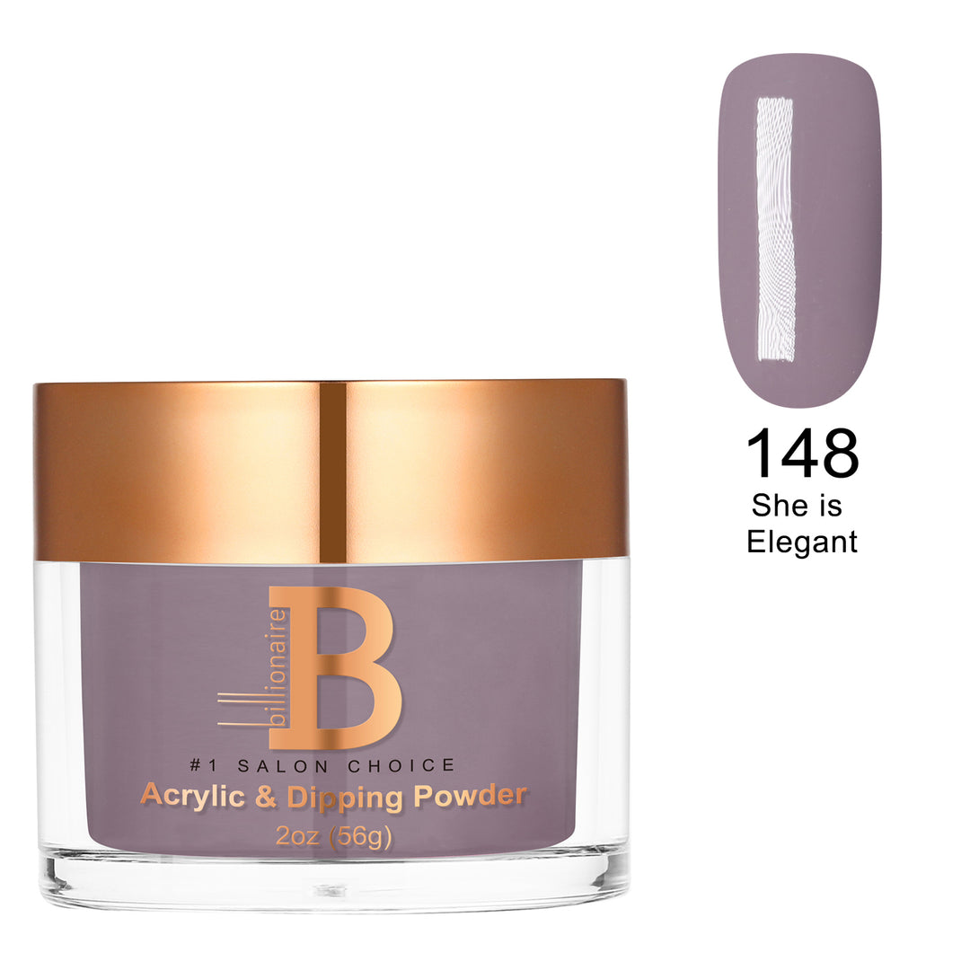 Billionaire Dip/Acrylic Powder - 148 She Is Elegant (2oz)
