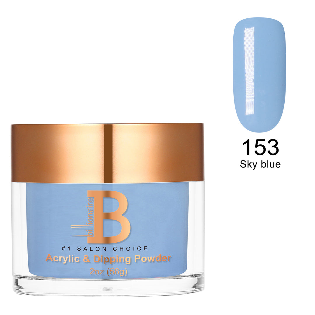 Billionaire Dip/Acrylic Powder - 153 Sky Blue (2oz)