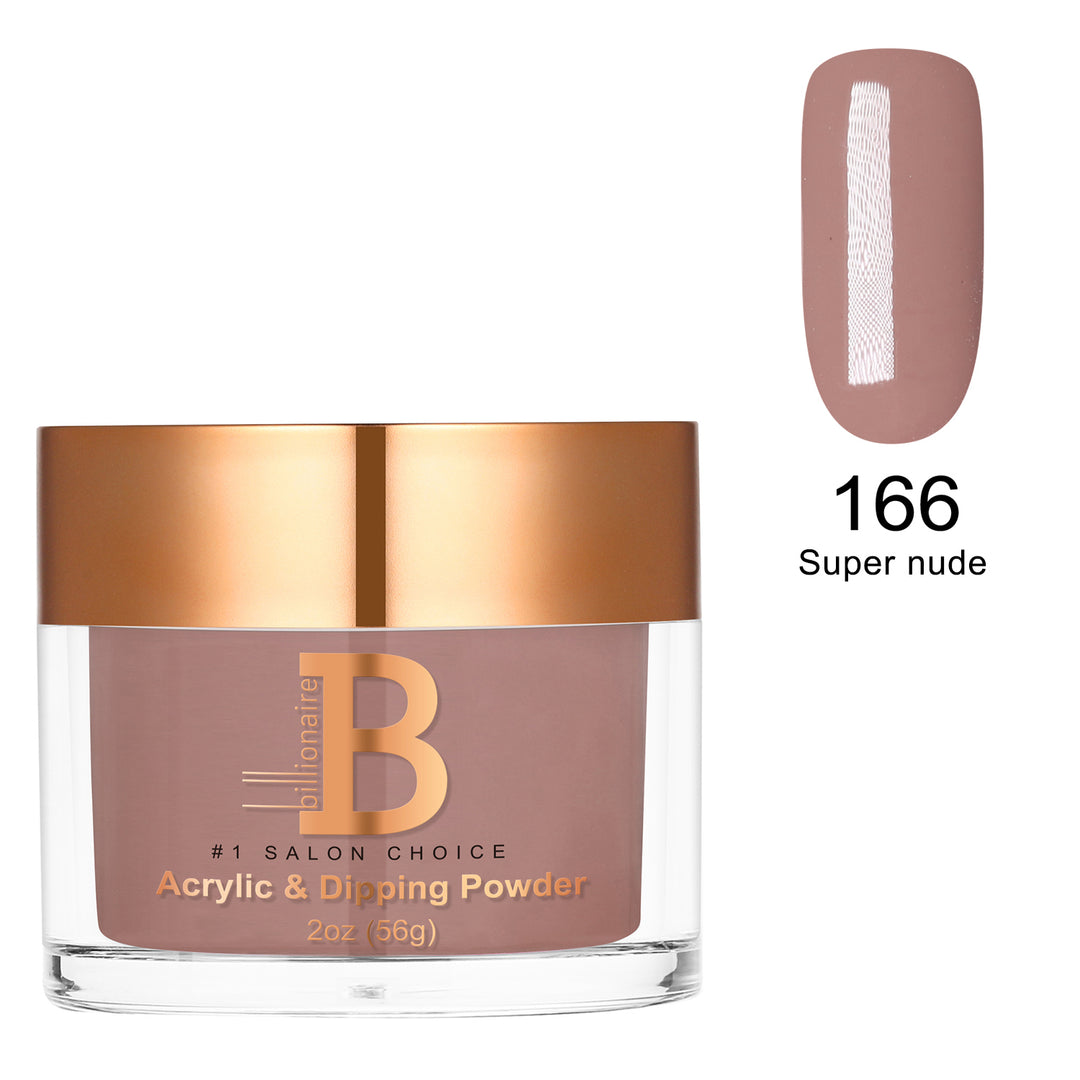Billionaire Dip/Acrylic Powder - 166 Super Nude (2oz)