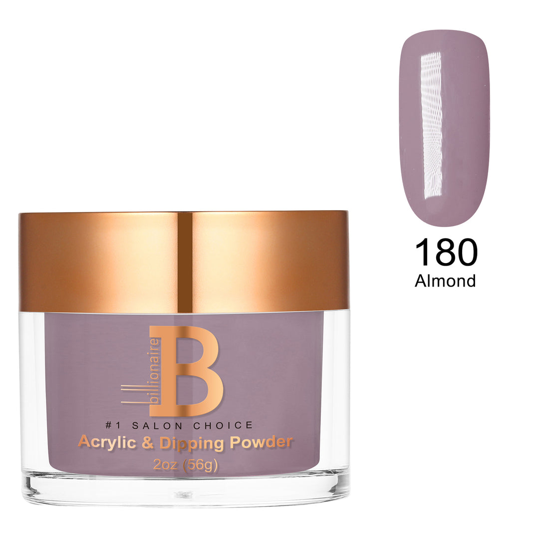 Billionaire Dip/Acrylic Powder - 180 Almond  (2oz)