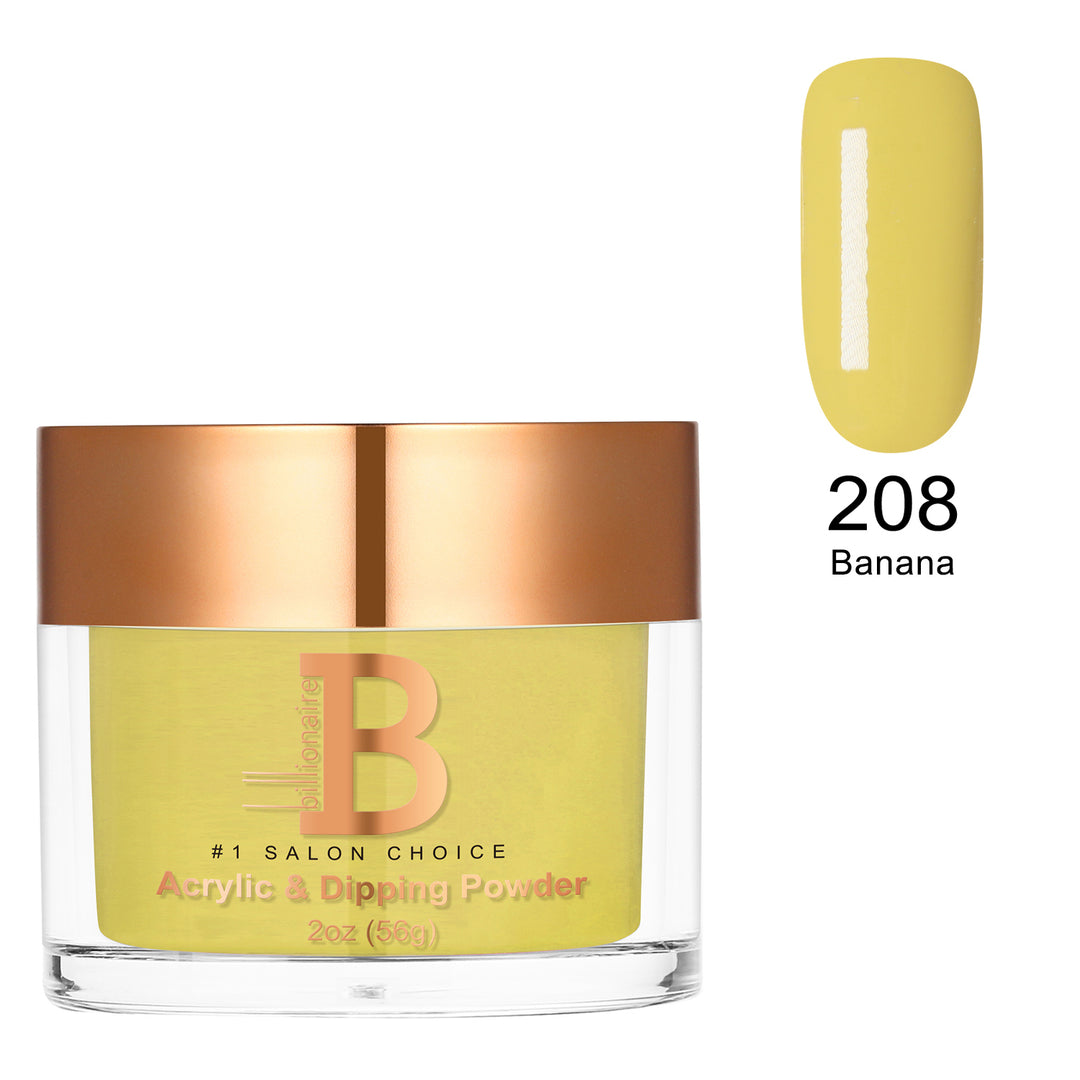 Billionaire Dip/Acrylic Powder - 208 Banana (2oz)