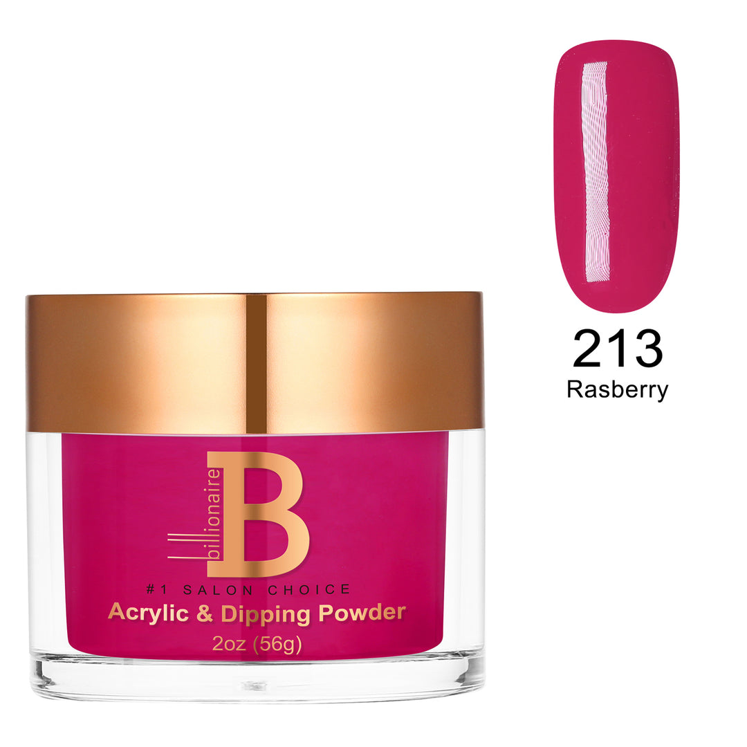 Billionaire Dip/Acrylic Powder - 213 Rasberry  (2oz)