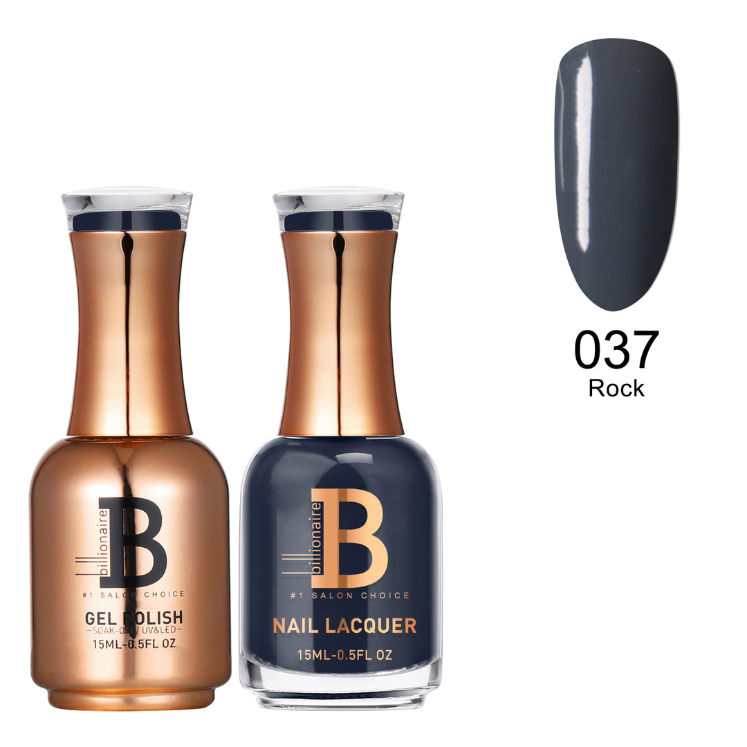 Billionaire Gel & Lacquer Duo - 037 Rock (15ml)