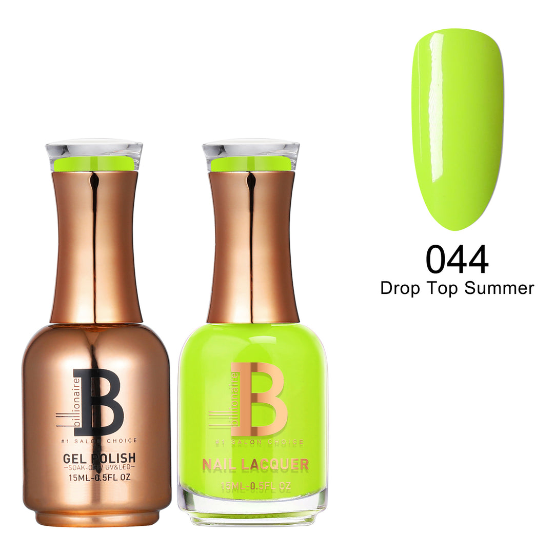 Billionaire Gel & Lacquer Duo - 044 Drop Top Summer (15ml)