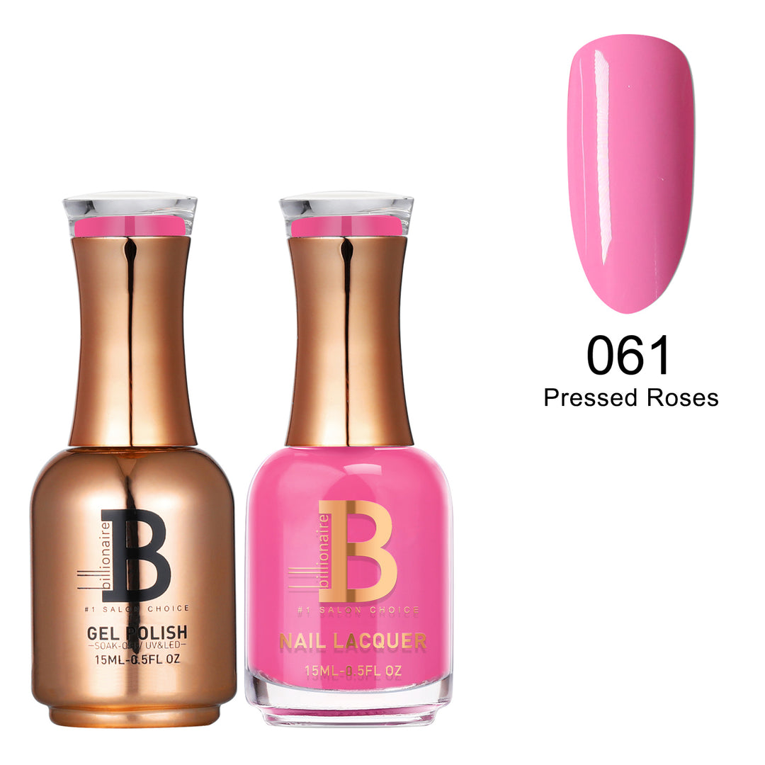 Billionaire Gel & Lacquer Duo - 061 Pressed Roses (15ml)