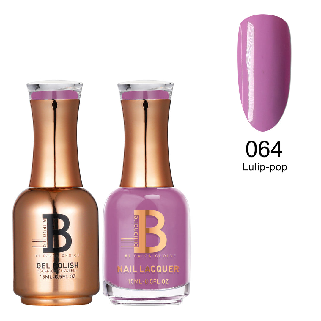 Billionaire Gel & Lacquer Duo - 064 Lulip-Pop (15ml)
