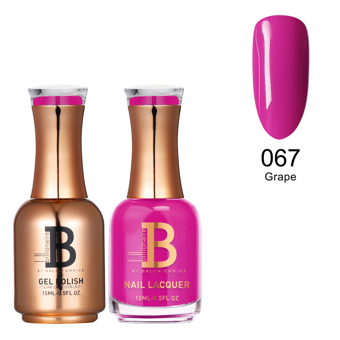 Billionaire Gel & Lacquer Duo - 067 Grape (15ml)