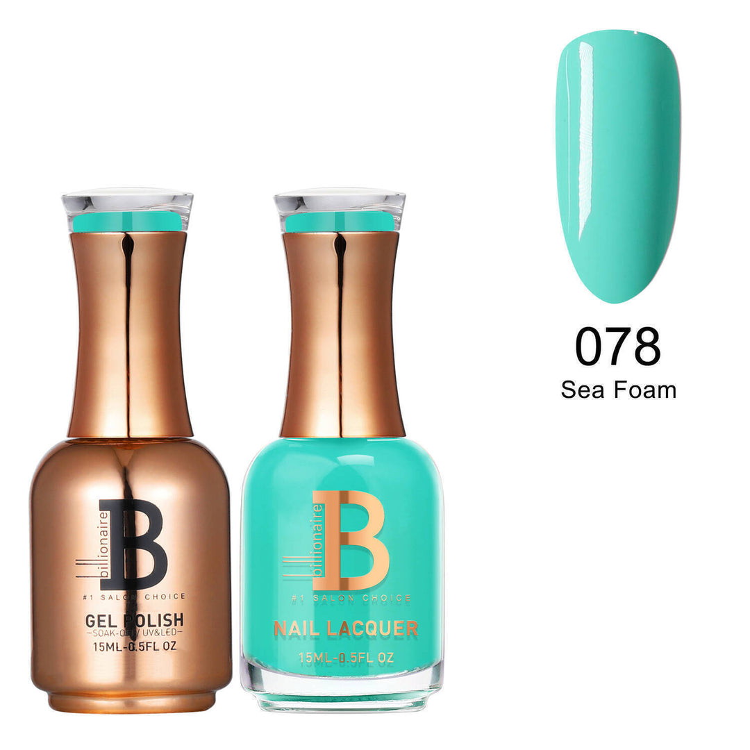 Billionaire Gel & Lacquer Duo - 078 Sea Foam (15ml)