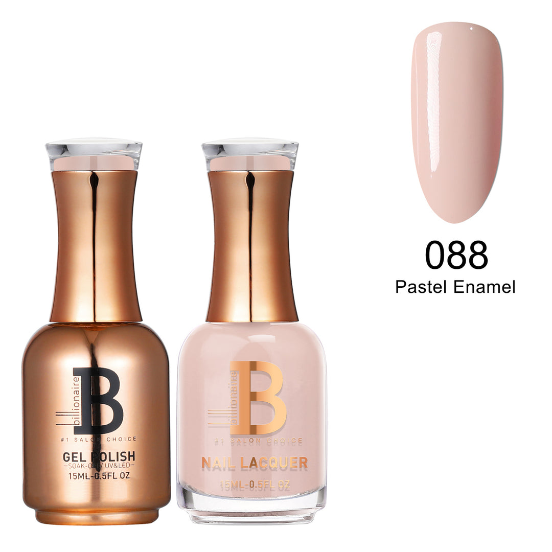 Billionaire Gel & Lacquer Duo - 088 Pastel Enamel (15ml)