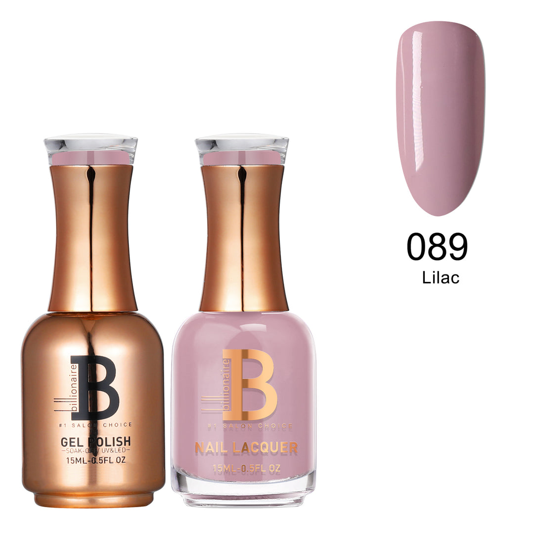 Billionaire Gel & Lacquer Duo - 089 Lilac (15ml)