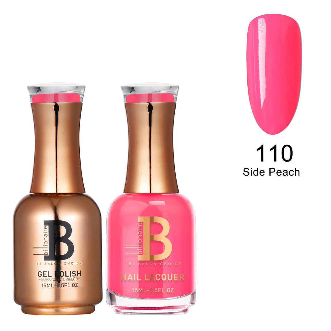 Billionaire Gel & Lacquer Duo - 110 Side Peach (15ml)