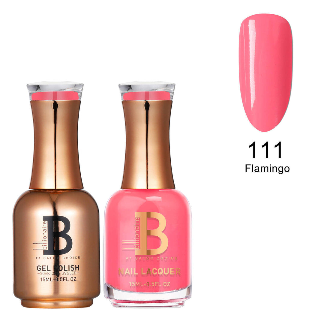 Billionaire Gel & Lacquer Duo - 111 Flamingo (15ml)