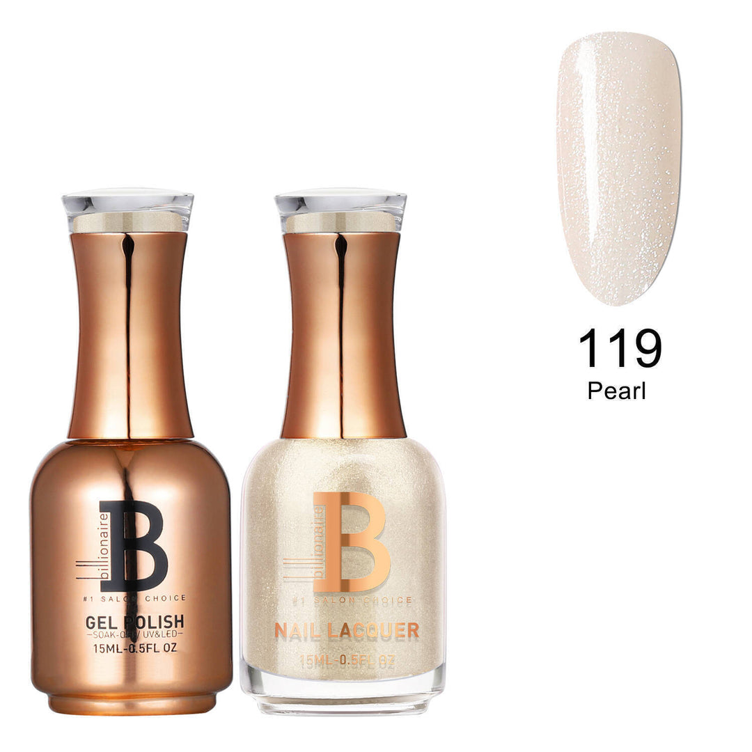 Billionaire Gel & Lacquer Duo - 119 Pearl (15ml)