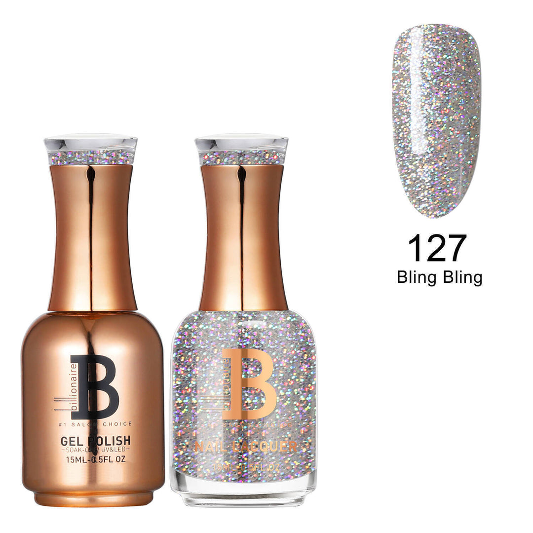 Billionaire Gel & Lacquer Duo - 127 Bling Bling (15ml)