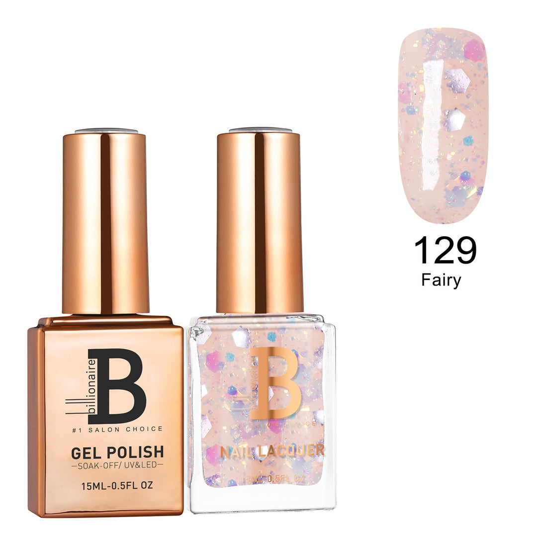 Billionaire Gel & Lacquer Duo - 129 Fairy (15ml)
