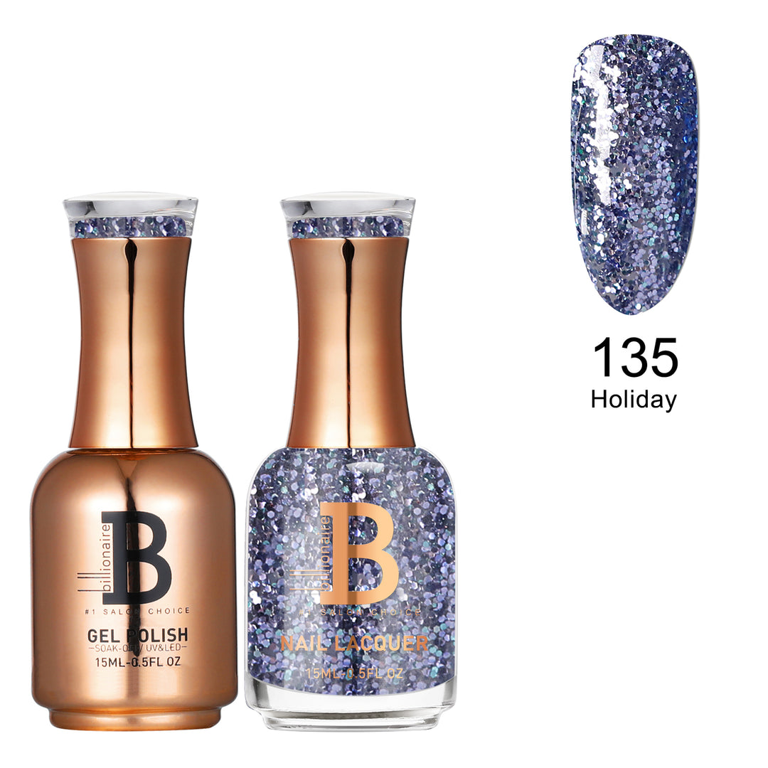 Billionaire Gel & Lacquer Duo -  135 Holiday (15ml)