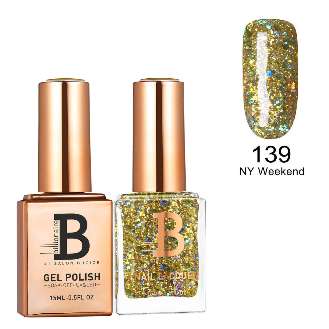 Billionaire Gel & Lacquer Duo -  139 NY Weekend (15ml)